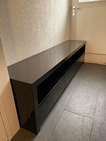 Zwarte tv meubel in goede staat