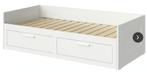 Ikea bed Brimnes uitschuifbaar 80-160X200, Huis en Inrichting, Slaapkamer | Bedden, Ophalen, Verstelbaar, Wit, Tweepersoons