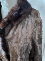 Prachtige vintage bontjas – donkerbruin – klassiek & warm, Kleding | Dames, Jassen | Winter, Ophalen of Verzenden, Gedragen, Maat 38/40 (M)