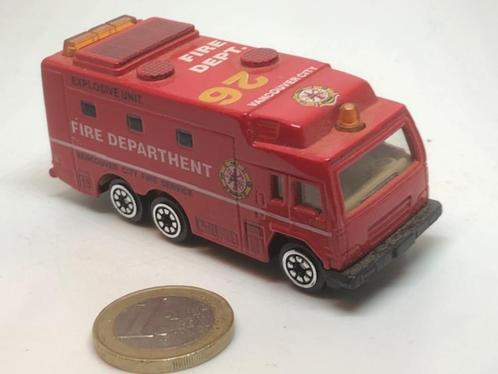 Brandweer Explosive Unit Vancouver City, Hobby en Vrije tijd, Modelauto's | Overige schalen, Gebruikt, Bus of Vrachtwagen, Ophalen of Verzenden