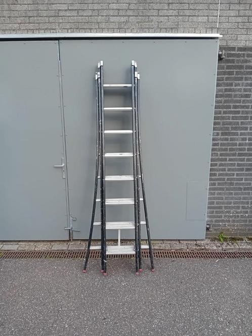 Altrex Nevada Reformladder 2x8 - Trap & Ladder in 1, Doe-het-zelf en Verbouw, Ladders en Trappen, Gebruikt, Ladder, 2 tot 4 meter
