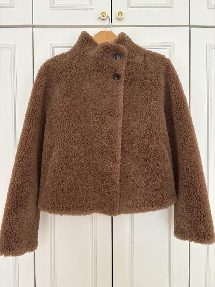 Mallow teddy jas van Studio Arma, Kleding | Dames, Jassen | Winter, Zo goed als nieuw, Maat 34 (XS) of kleiner, Bruin, Ophalen of Verzenden