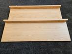 2 Wandplanken 77,5 x 25,5 cm Eiken/beuken fineer Als nieuw!, Ophalen of Verzenden, Zo goed als nieuw