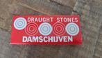 Vintage Damstenen - Houten Damstukken, Een of twee spelers, Ophalen of Verzenden, Gebruikt