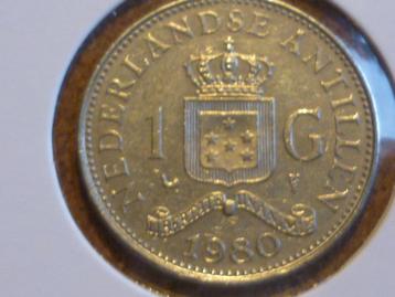 5 Geld munten uit de Nederlandse Antillen in goede staat beschikbaar voor biedingen