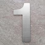 RVS Huisnummers ZELFKLEVEND - Groot aanbod, Scherpe prijs, Ophalen of Verzenden, Nieuw, Rvs, Staande brievenbus