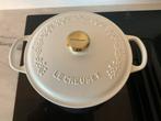 Le creuset 22 cm pan, cotton ETERNAL LACE, nieuw, ZELDZAAM!, Gietijzer, Nieuw, Ophalen of Verzenden, Keramische plaat