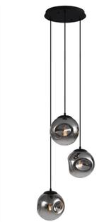 Smokey bollenlamp plafondlamp 3 bollen, Ophalen, Zo goed als nieuw, Minder dan 50 cm