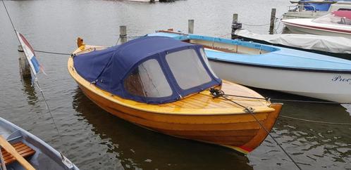 Authentieke overnaadse eikenhouten Zweedse sloep, Watersport en Boten, Sloepen, Gebruikt, Tot 10 pk, 3 tot 6 meter, Binnenboordmotor