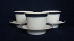 Bernardaud Limoges "Univers" Bleu Nuit - 3 kopjes / kommetje, Huis en Inrichting, Ophalen of Verzenden, Zo goed als nieuw, Overige stijlen