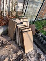 22 Mooie, Grote en GRATIS tegels! van 60x30 cm, Ophalen, Gebruikt, Beton, Terrastegels