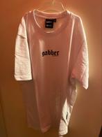 Gabber t shirt maat m, Maat 48/50 (M), Wit, Ophalen of Verzenden, Zo goed als nieuw