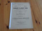 Since i lost you - h. Sullivan brooke / sam richards, Zang, Gebruikt, Ophalen of Verzenden, Artiest of Componist