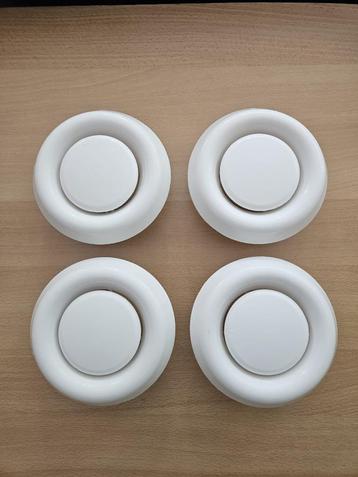  Afzuigventiel, ventilatieventiel kunststof Nieuw - 4 stuks  beschikbaar voor biedingen