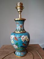 Handgemaakte lampenvoet van Antieke Cloisonné vaas, Huis en Inrichting, Ophalen of Verzenden, Zo goed als nieuw, Minder dan 50 cm