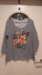 Betty Barclay shirt met vichy en strass, L, Zwart, Maat 42/44 (L), Betty Barclay, Ophalen of Verzenden