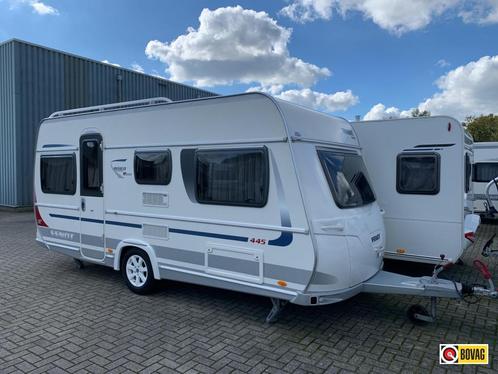 Fendt Bianco Rosso 445 TF Voortent/TV st./Res.wiel, Caravans en Kamperen, Caravans, Bedrijf, tot en met 4, 1000 - 1250 kg, Rondzit