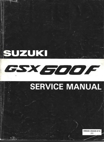 GSX600 F Katana service manual (7451z) motor beschikbaar voor biedingen