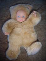 Anne Geddes Beer beany 21cm lichtgekleurd met dichte mond, Verzamelen, Poppen, Ophalen of Verzenden, Zo goed als nieuw, Pop