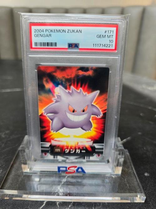 2004 Pokemon Zukan Gengar #171 PSA 10 POP 2, Hobby en Vrije tijd, Verzamelkaartspellen | Pokémon, Zo goed als nieuw, Losse kaart