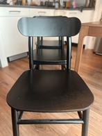 IKEA RÖNNINGE Eetkamerstoel Kitchen Chair Zwart - Set van 3, Huis en Inrichting, Stoelen, Ophalen, Zwart, Zo goed als nieuw, Eén