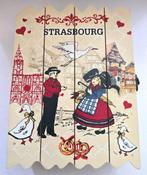 Handmade Franse Houten Sleutelkastje Strasbourg (NIEUW), Huis en Inrichting, Ophalen of Verzenden, Nieuw