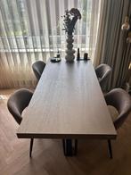 Design eettafel van PUUUR Interiors te koop!, Huis en Inrichting, Ophalen, Eikenhout, 200 cm of meer, 50 tot 100 cm
