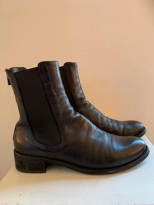 Officine Creative zwarte laarzen Lison 017 maat 40,5, Kleding | Dames, Schoenen, Zo goed als nieuw, Lage of Enkellaarzen, Zwart