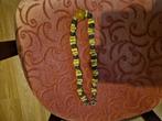 Erg mooie afrikaanse ketting handgemaakte glaskralen, Ophalen of Verzenden