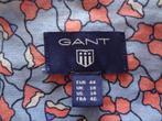 Gant damesblouse tuniek maat 44 blauw met oranje, Blauw, Maat 42/44 (L), Nieuw, Ophalen of Verzenden