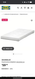 Babymatras Ikea Krummelur 60x120cm, Ophalen, 190 cm of minder, Zo goed als nieuw, Matras