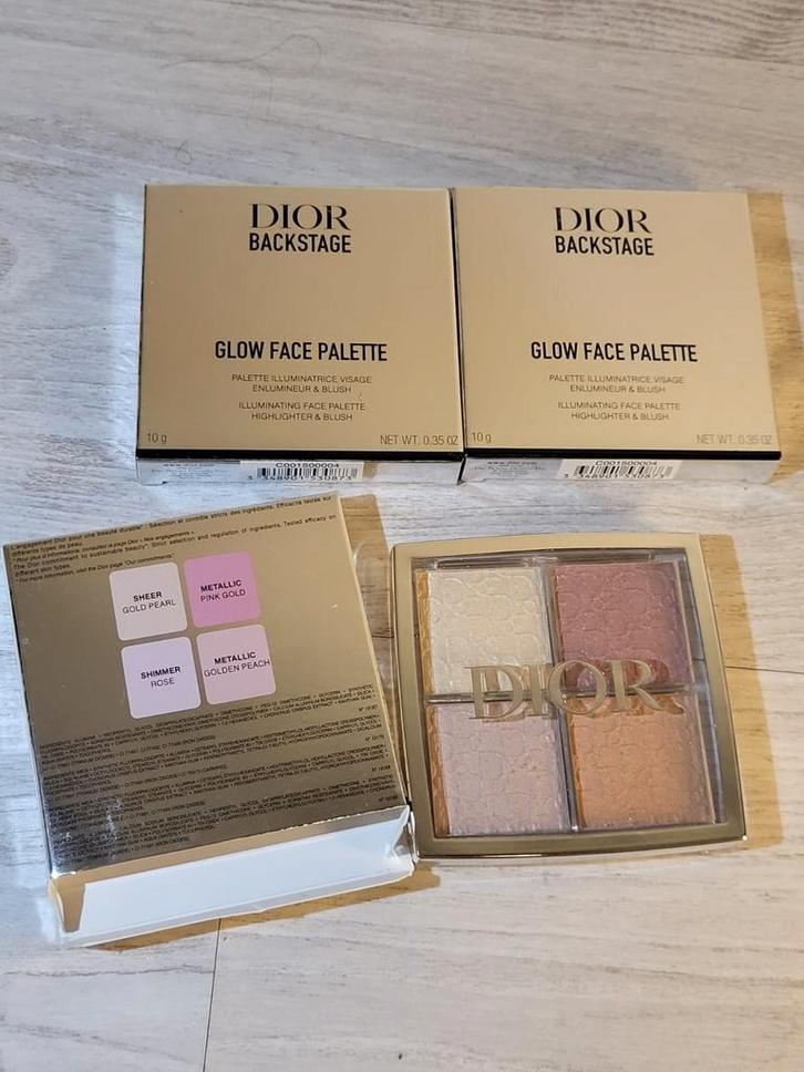 DIOR Backstage Glow Face Palette - NIEUW!, Sieraden, Tassen en Uiterlijk, Uiterlijk | Cosmetica en Make-up, Ophalen of Verzenden