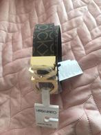 Calvin Klein riem van leer 95 cm, Kleding | Heren, Riemen en Ceinturen, Ophalen of Verzenden, Nieuw, Zwart, 95 tot 105 cm
