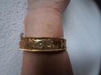 Antieke Amerikaans Duble armband met veiligheidslotje, Ophalen of Verzenden, Zo goed als nieuw, Zilver