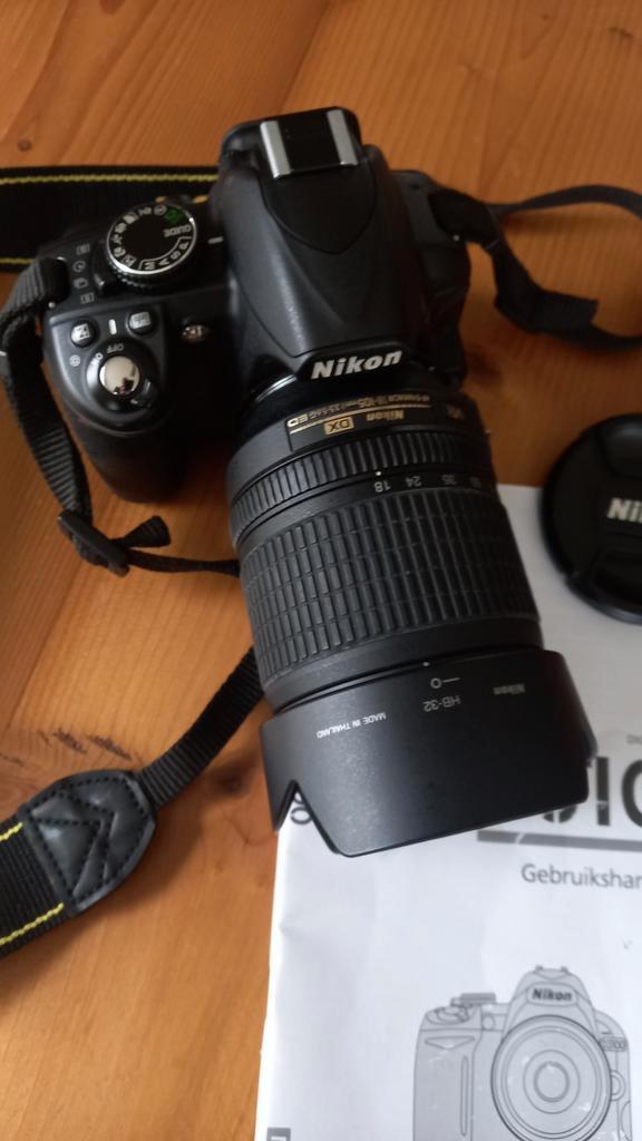 Nikon D 3100 digitale spiegelreflex cameraset, Audio, Tv en Foto, Fotocamera's Digitaal, Nikon, Ophalen