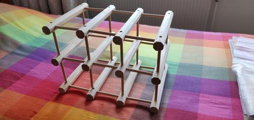 Houten wijnrek, Huis en Inrichting, Woonaccessoires | Wijnrekken, Minder dan 50 cm, Hout, 5 tot 15 flessen, Ophalen of Verzenden