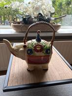 Antieke Olifant Theepot met Figuur, Antiek en Kunst, Ophalen