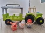 Fisher-price little people tractor met aanhanger, Kinderen en Baby's, Speelgoed | Fisher-Price, Zo goed als nieuw, Ophalen