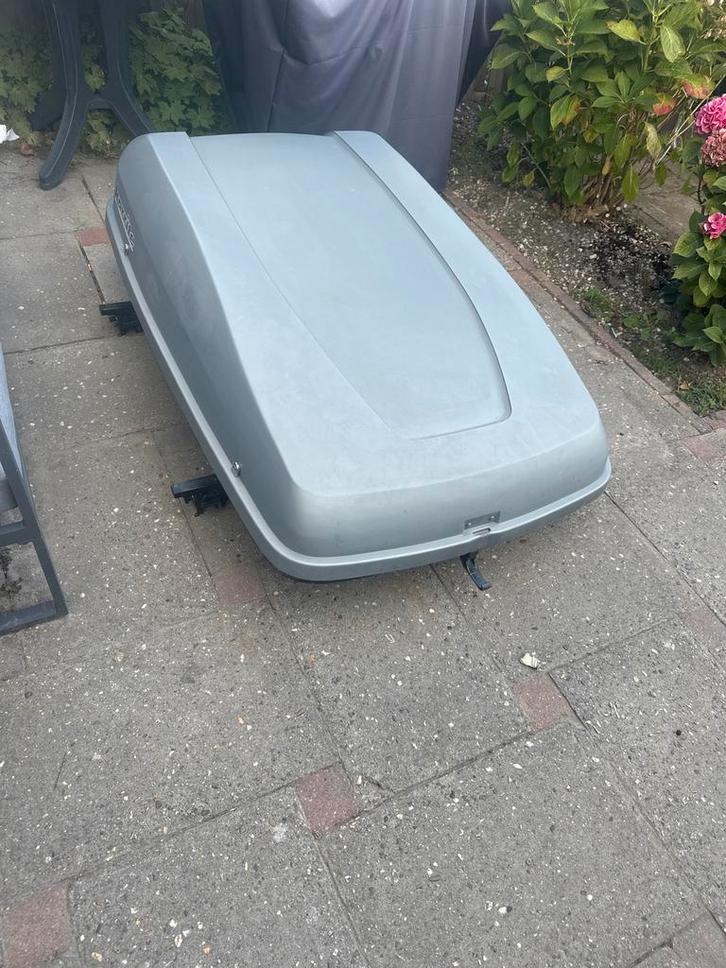 Dakkoffer met Dakdragers alles aanwezig (met antidiefstal), Auto diversen, Dakkoffers, Gebruikt, Ophalen