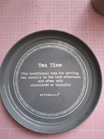 Riverdale Schaal - Tea Time, Gebruikt, Schaal, Rond, Ophalen of Verzenden