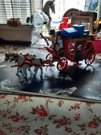 Playmobiel rode postkoets met paarden,, Kinderen en Baby's, Speelgoed | Playmobil, Complete set, Ophalen of Verzenden, Zo goed als nieuw