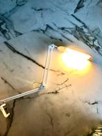 BUREAULAMP MT KLEM DUBBELE TL BUIS MEERDERE STANDEN VINTAGE, Ophalen of Verzenden, Gebruikt, Bureaulamp jaren 70