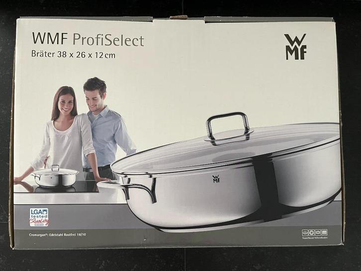 WMF Braadpan ProfiSelect NIEUW, Huis en Inrichting, Keuken | Potten en Pannen, Nieuw, Koekenpan of Braadpan, Rvs, Ophalen of Verzenden