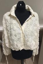 Pailletten blouse met bloemen kerstmis 38, Kleding | Dames, Blouses en Tunieken, Ophalen of Verzenden, Zo goed als nieuw, Maat 38/40 (M)