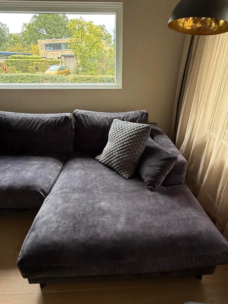 Room108 Bank met Chaise Longue & Hocker - Zo Goed Als Nieuw!, Huis en Inrichting, Banken | Bankstellen, Zo goed als nieuw, Hoekbank