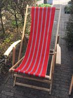 vintage strandstoel, Gebruikt, Hout, Ophalen