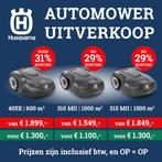 TOT 31% KORTING: Husqvarna automower najaarsdeal!, Nieuw, Ophalen of Verzenden, Minder dan 20 cm, Met regensensor