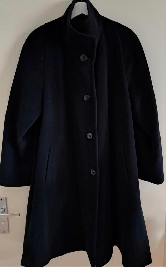 Saint Jacques.  Prachtige chique mantel wol/angora mt 44, Kleding | Dames, Jassen | Winter, Zo goed als nieuw, Maat 42/44 (L)