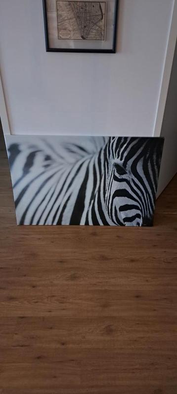 Mooi IKEA canvas van zebra beschikbaar voor biedingen