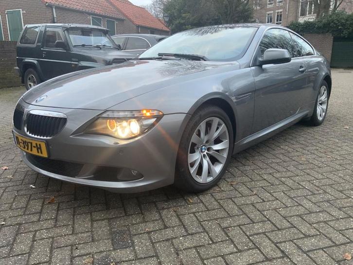 BMW 6-Serie 3.0 D 635D Coupe AUT 2011 Grijs, Auto's, BMW, Particulier, 6-Serie, Airbags, Airconditioning, Alarm, Boordcomputer